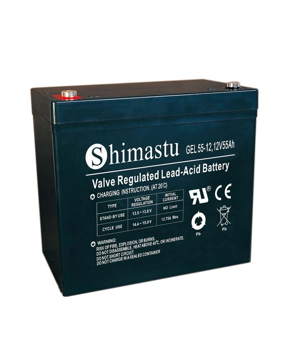12V 55Ah GEL batri
